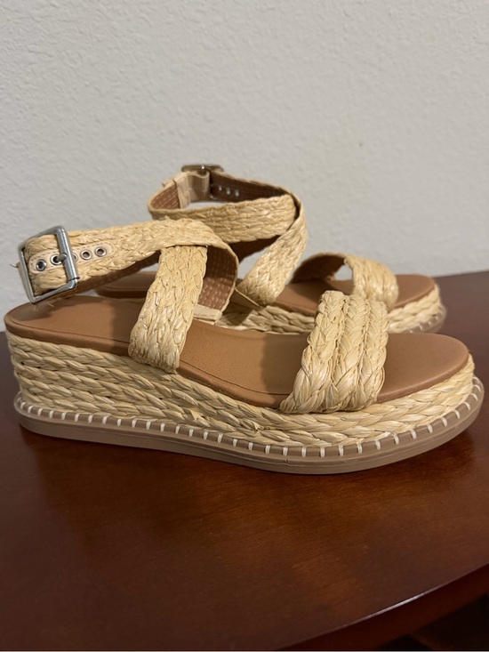 Universal Thread Shoes - Universal Thread Natural Braided Espadrille Platform Sandals